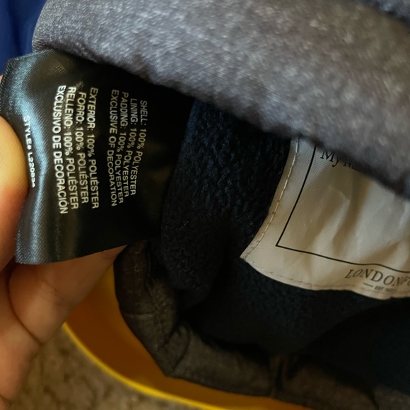 London Fog blue and gray winters jacket - Picture 7 of 11